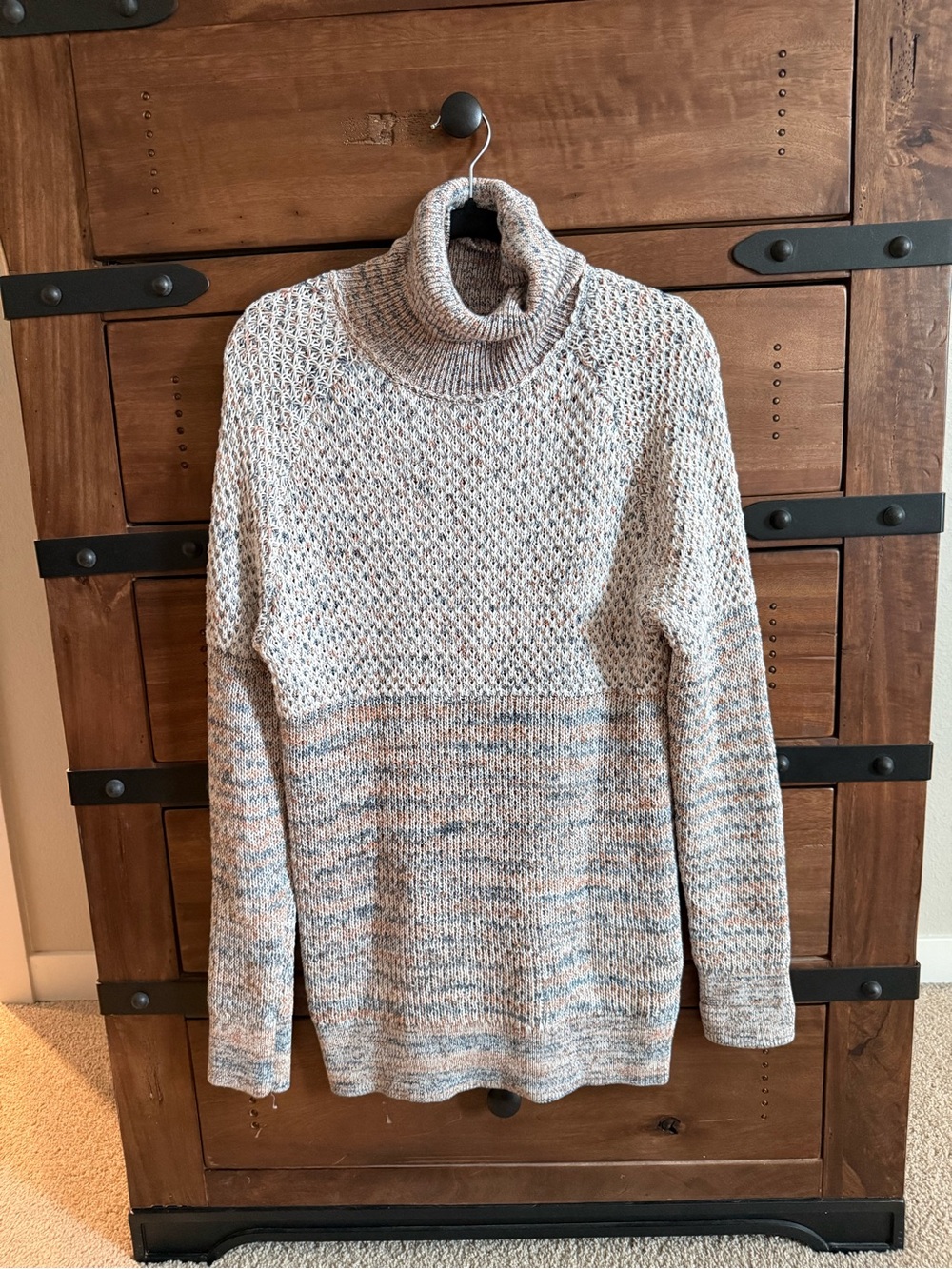 Prana - Abelle Sweater Turtleneck Tunic Sweater - M
